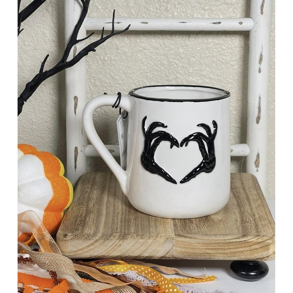 Halloween Skeleton Hands Mug - Picture 1 of 4
